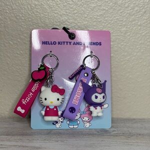 Hello Kitty and Friends Keychain Set